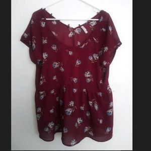 Xhilaration Peplum Top